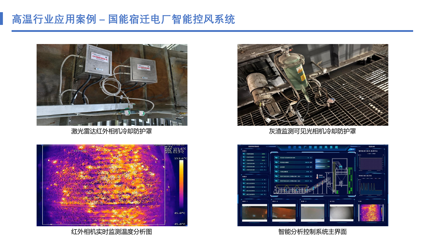 国能宿迁电厂灰渣测温与智能控风系统