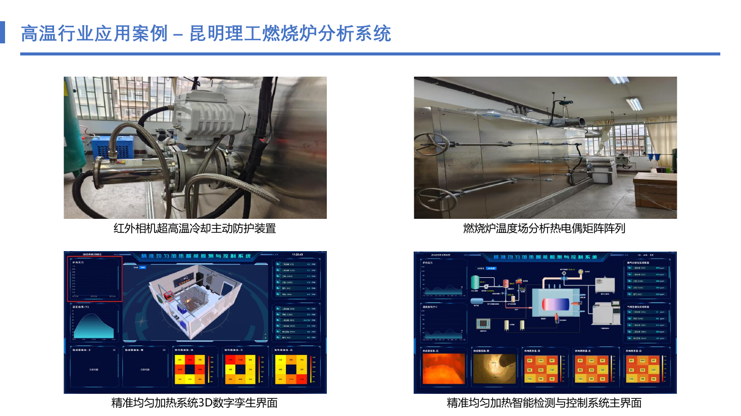 昆明理工燃烧炉温度场分析与3D数字孪生系统